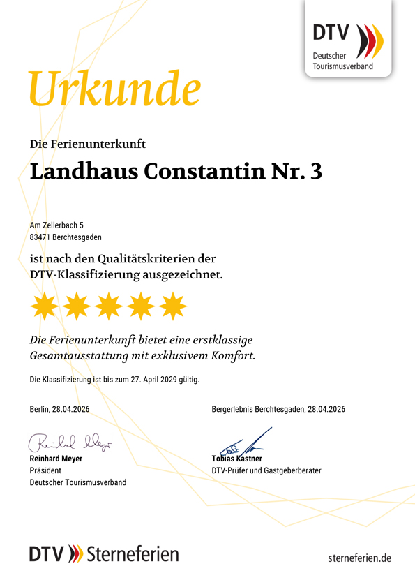 Luxus-Appartements in Berchtesgaden Landhaus Constantin Ferienwohnung